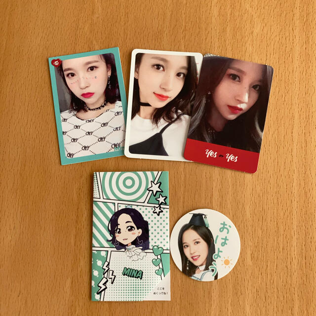 Waste(twice)(ウェストトゥワイス)のtwice ミナ トレカセット エンタメ/ホビーのタレントグッズ(アイドルグッズ)の商品写真