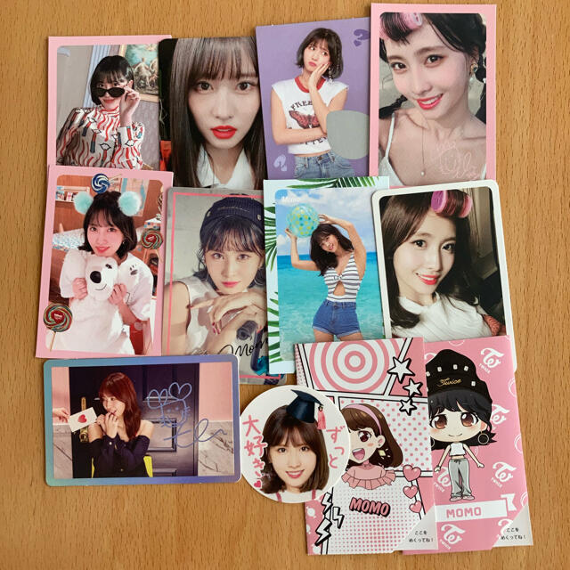 Waste(twice)(ウェストトゥワイス)のtwice モモ トレカセット エンタメ/ホビーのタレントグッズ(アイドルグッズ)の商品写真