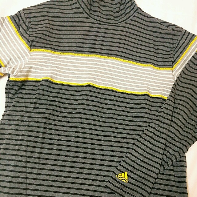 adidas(アディダス)の【美品】アディダス★ボーダータートル メンズのトップス(Tシャツ/カットソー(七分/長袖))の商品写真