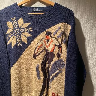 ポロラルフローレン(POLO RALPH LAUREN)の期間限定　名作　Polo by Ralph Lauren ski knit(ニット/セーター)