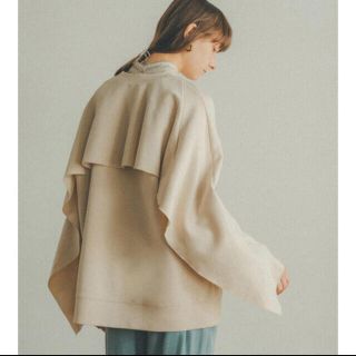 ステュディオス(STUDIOUS)のCLANE クラネ　CARD BOARD BACK FRILL TOPS  (シャツ/ブラウス(長袖/七分))