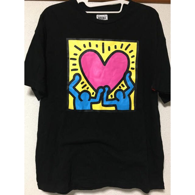 nouno(ノウノ)のノウノ　キースヘリング　Tシャツ　アート　ハート メンズのトップス(Tシャツ/カットソー(半袖/袖なし))の商品写真