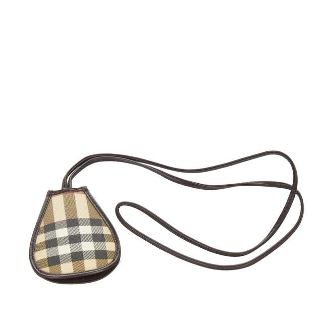 BURBERRY(バーバリー)のバーバリー バーバリーチェック キーリング レザー レディース BURBERRY 【1-0009174】 メンズのファッション小物(キーホルダー)の商品写真