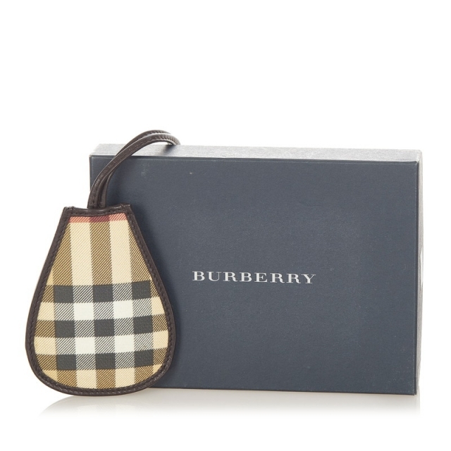 BURBERRY(バーバリー)のバーバリー バーバリーチェック キーリング レザー レディース BURBERRY 【1-0009174】 メンズのファッション小物(キーホルダー)の商品写真