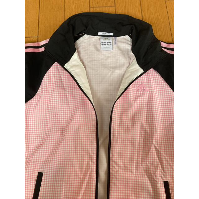 adidas(アディダス)のアディダス adidas ジャージ ピンク パーカー  レディースのトップス(パーカー)の商品写真