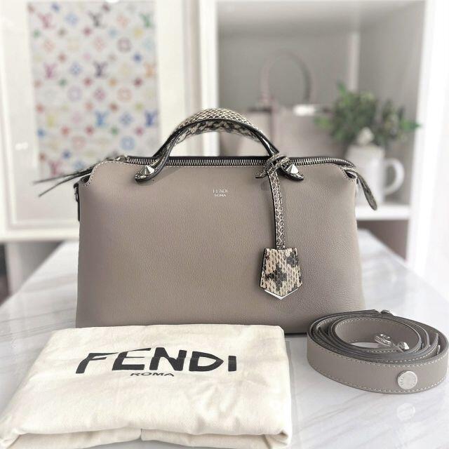 フェンディ　FENDI  バイザウェイ　ミディアム　パイソン