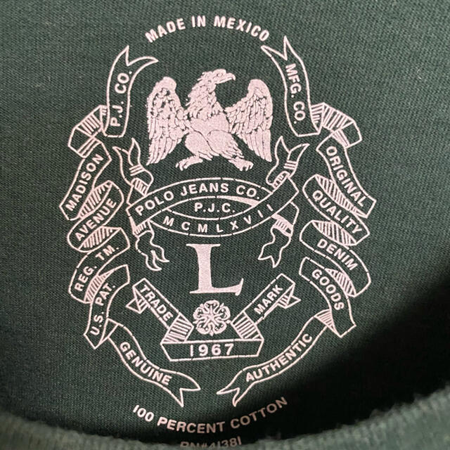 POLO RALPH LAUREN(ポロラルフローレン)の90s 古着 ポロジーンズ L アースカラー ビッグシルエット ゆるだぼ メンズのトップス(Tシャツ/カットソー(七分/長袖))の商品写真