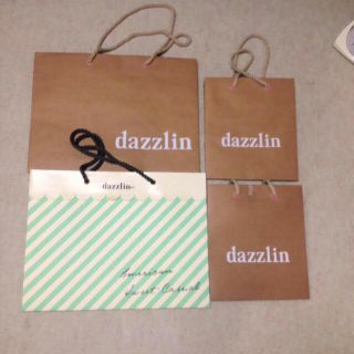 ダズリン(dazzlin)のダズリン❤ショップ袋4枚セット(ショップ袋)
