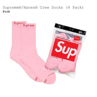 シュプリーム(Supreme)のSupreme Hanes Crewソックス靴下シュプリーム(ソックス)