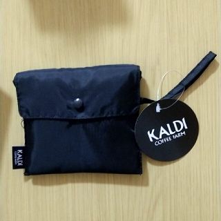 カルディ(KALDI)のカルディ エコバッグ 黒(エコバッグ)