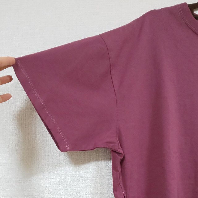 しまむら(シマムラ)のMUMU　ムム　ポケット付きTシャツ　ロゴTシャツ　プチプラのあや　てら　GU レディースのトップス(Tシャツ(半袖/袖なし))の商品写真