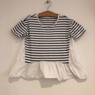 ブランシェス(Branshes)の【Branshes 】ボーダー半袖トップス　140(Tシャツ/カットソー)