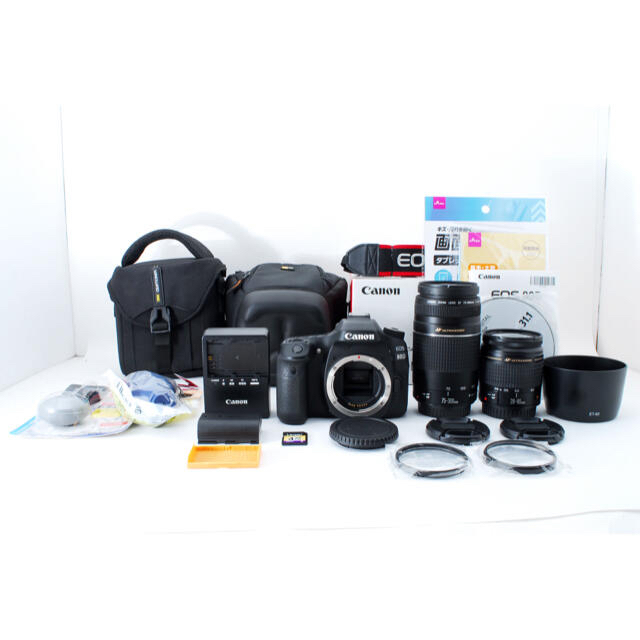 人気沸騰】 キャノン - Canon Canon 標準&望遠ダブルレンズセット 80D