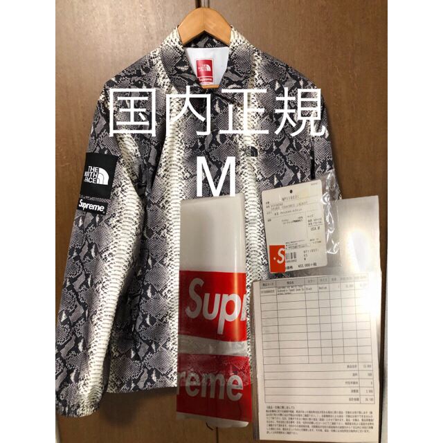 supreme thenorthface snakeskin L