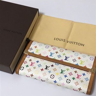 ルイヴィトン(LOUIS VUITTON)のルイヴィトン　モノグラムマルチカラー　三つ折り長財布(長財布)