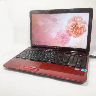 トウシバ(東芝)の人気のレッド☆大容量640GB☆初心者におすすめ(ノートPC)