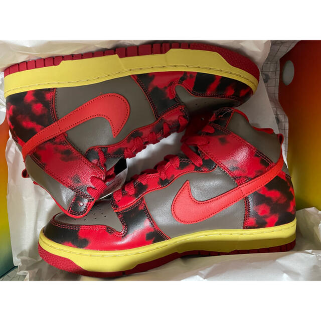 NIKE DUNK HIGH 1985 RED ACID WASH ダンク ハイ