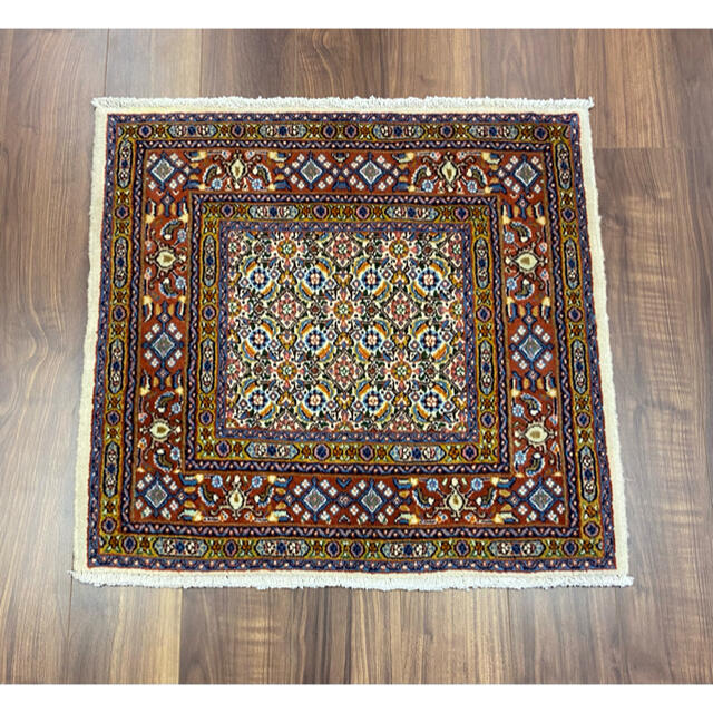 ムード産 ペルシャ絨毯 78×75cm | wellsprings.uk.net