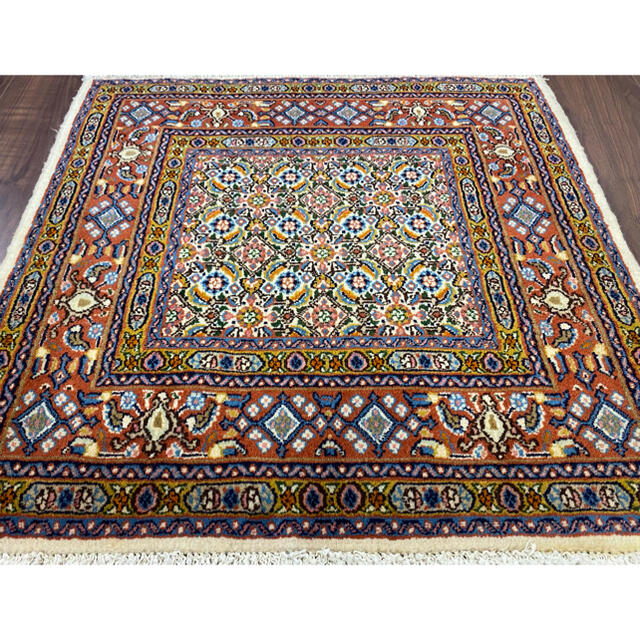 ムード産 ペルシャ絨毯 78×75cm | wellsprings.uk.net