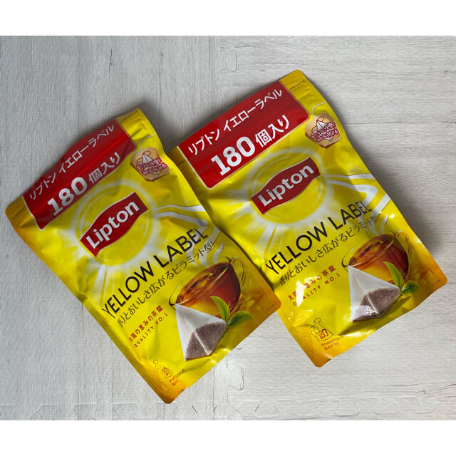 LIPTONイエローラベル 180個×2袋 食品/飲料/酒の飲料(茶)の商品写真