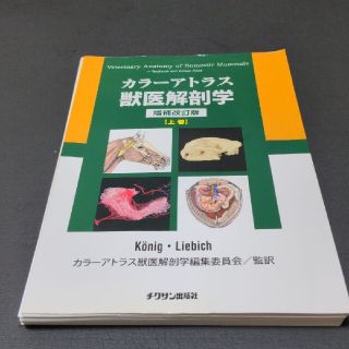 【裁断済】カラーアトラス獣医解剖学 上巻 【裁断済】カラーアトラス獣医解剖学 上巻