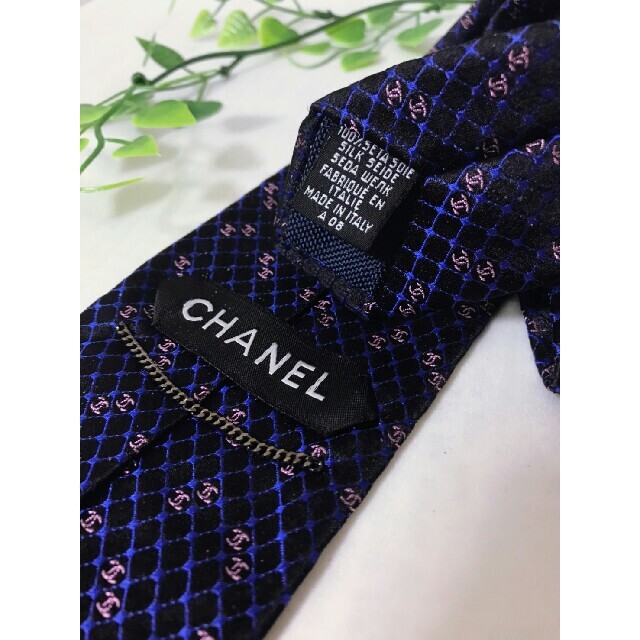 CHANEL(シャネル)の【美品】CHANEL  ネクタイ  ココマーク  シャネルロゴ メンズのファッション小物(ネクタイ)の商品写真