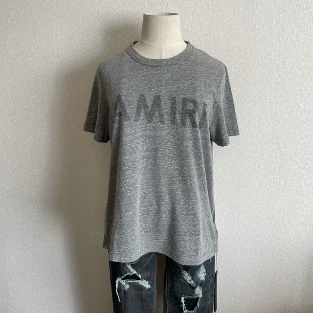 AMIRI】アミリ ロゴTシャツ - Tシャツ(半袖/袖なし)