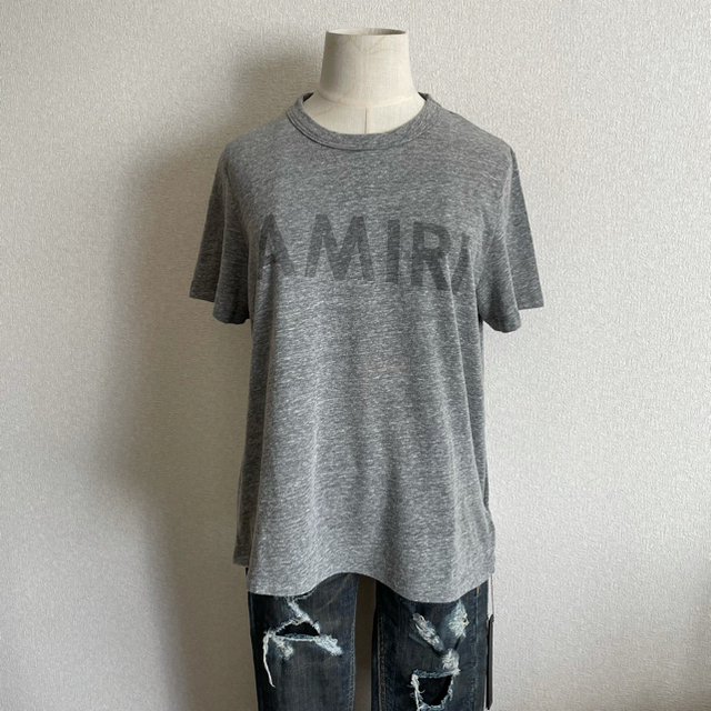 AMIRI】アミリ ロゴTシャツ - Tシャツ(半袖/袖なし) AMIRI アミリ M.A. Bar MAバー 半袖 Tシャツ ブラウン M