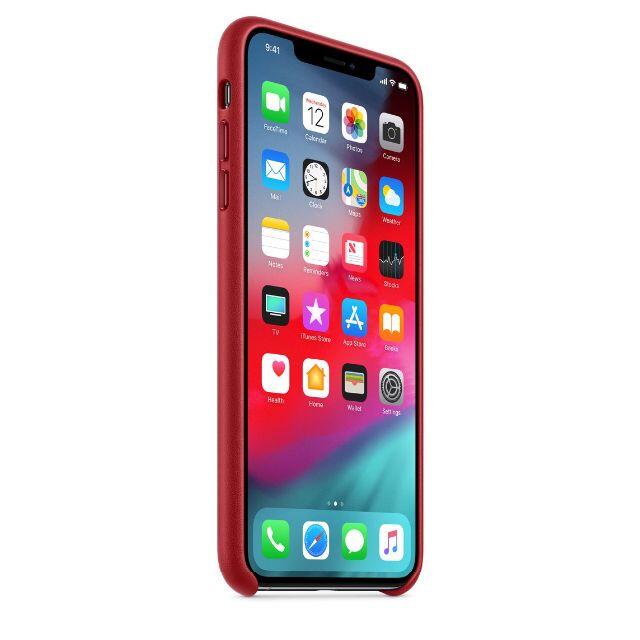 Apple(アップル)の新品未開封 Apple純正 iPhone XS Max レザーケース レッド スマホ/家電/カメラのスマホアクセサリー(iPhoneケース)の商品写真