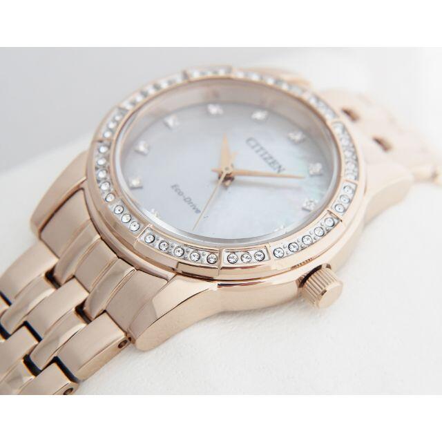 SEIKO - 新品 日本未入荷 シチズン逆輸入ソーラー腕時計 レディース