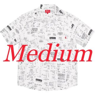 Sサイズ Supreme Receipts Rayon S/S Shirt