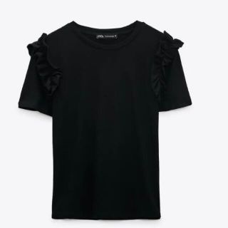 ザラ(ZARA)のZARA ♡ フリル トップス Tシャツ(Tシャツ(半袖/袖なし))