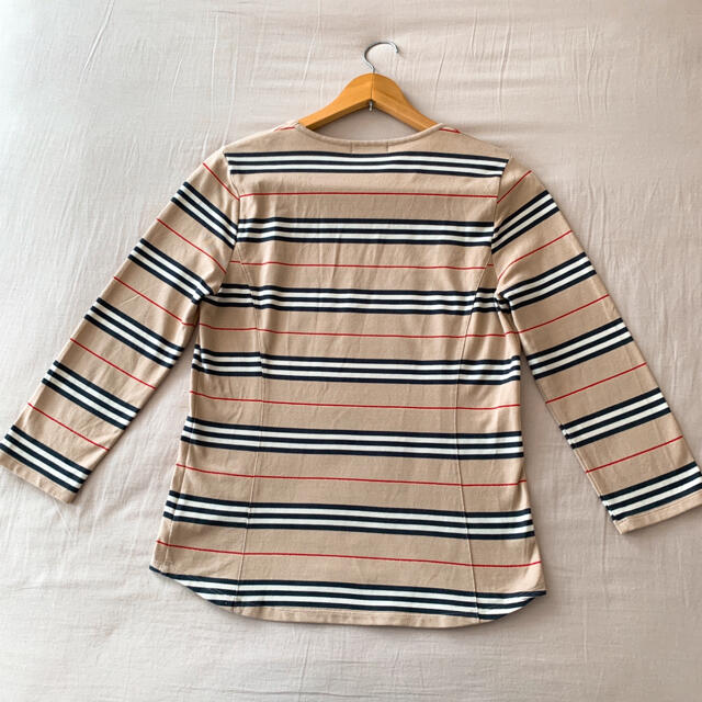 BURBERRY(バーバリー)のバーバリーロンドン　トップス　カットソー　七分袖　tシャツ  バーバリー レディースのトップス(カットソー(長袖/七分))の商品写真