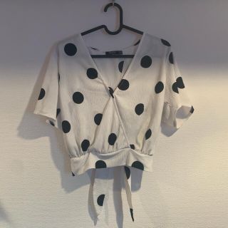 ベルシュカ(Bershka)のBershka 水玉 トップス(カットソー(半袖/袖なし))