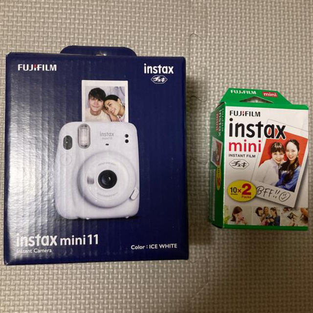 [新品.未開封] instax mini 11  フィルム20枚おまけ付instax