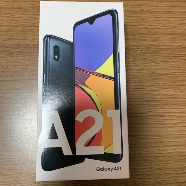 UQモバイル Galaxy A21  ブラック SIMフリー