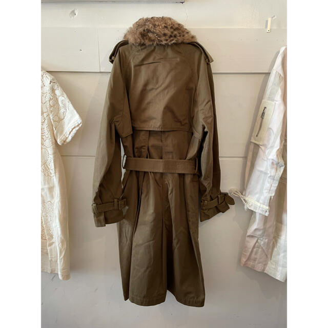 最終お値下げ????Sea NewYork ram fur trench. 2