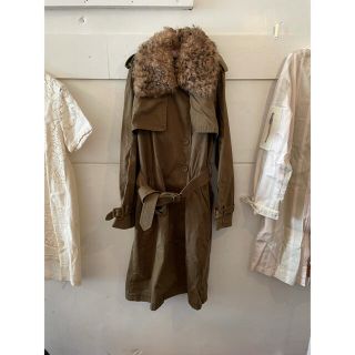 シーニューヨーク(Sea New York)の最終お値下げ🥦Sea NewYork ram fur trench.(トレンチコート)