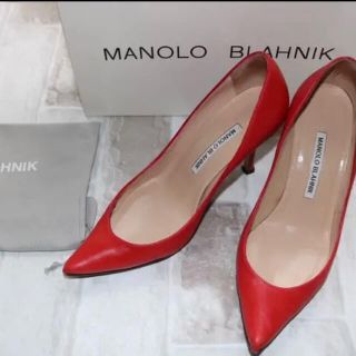 マノロブラニク(MANOLO BLAHNIK)の売り切り価格！マノロブラニク キエッタ 351/2(ハイヒール/パンプス)