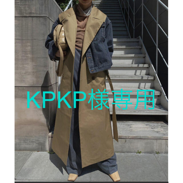 Ameri VINTAGE(アメリヴィンテージ)のAmeri vintage 3WAY DENIM LAYERED TRENCH レディースのジャケット/アウター(トレンチコート)の商品写真