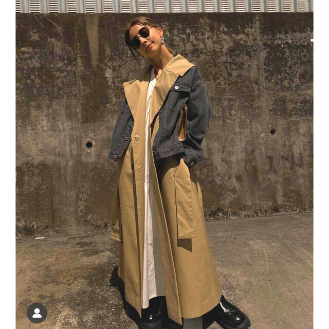 Ameri VINTAGE(アメリヴィンテージ)のAmeri vintage 3WAY DENIM LAYERED TRENCH レディースのジャケット/アウター(トレンチコート)の商品写真