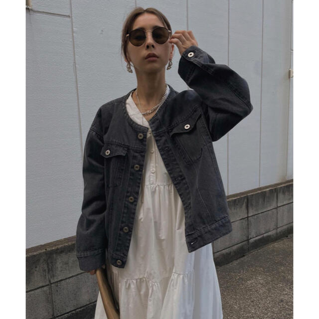 Ameri VINTAGE(アメリヴィンテージ)のAmeri vintage 3WAY DENIM LAYERED TRENCH レディースのジャケット/アウター(トレンチコート)の商品写真