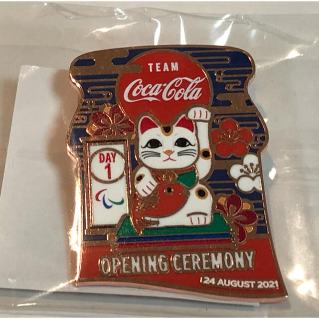 コカコーラ 非売品 デイピン レア ピンバッチ 東京2020 パラリンピック