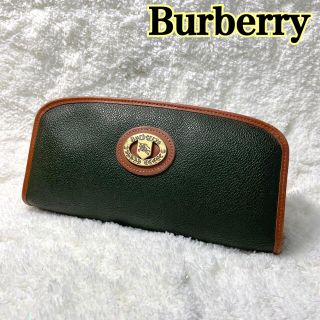 バーバリー(BURBERRY)の【大人気！】バーバリー　Burberry ポーチ　ノバチェック　ホースロゴ(ポーチ)