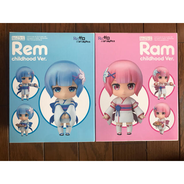 GOOD SMILE COMPANY(グッドスマイルカンパニー)のねんどろいど ラム&レム 幼少期Ver. エンタメ/ホビーのフィギュア(アニメ/ゲーム)の商品写真