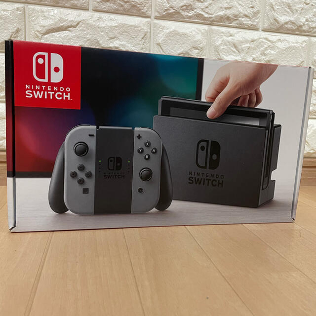 Nintendo Switch(ニンテンドースイッチ)のNintendo Switch JOY-CON グレー 本体　〜匿名配送無料〜 エンタメ/ホビーのゲームソフト/ゲーム機本体(家庭用ゲーム機本体)の商品写真