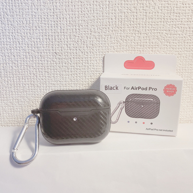 Apple(アップル)のAirPods Pro エアポッズプロ ケース　カーボン スマホ/家電/カメラのスマホアクセサリー(iPhoneケース)の商品写真