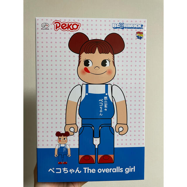 BE＠RBRICKペコちゃんThe overalls girl 100％400％