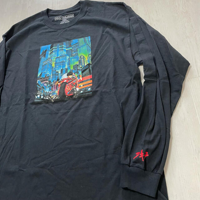 ジェルミクライン アキラ ロンt ストリート tシャツ シルクスクリーンプリント メンズのトップス(Tシャツ/カットソー(七分/長袖))の商品写真