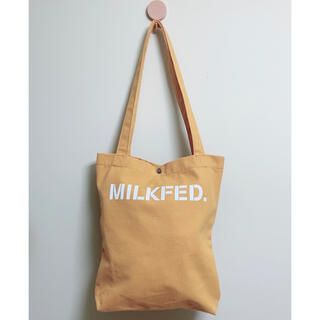 ミルクフェド(MILKFED.)の新品　完売品　MILKFED. ミルクフェド　キャンバストートバッグ  イエロー(トートバッグ)
